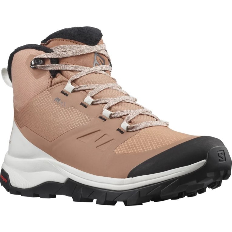 Brown Salomon Outsnap CSWP Women's Winter Boots | PH 38124D